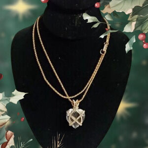 Swarovski® Crystal Heart & Cubic Zirconia pendant necklace set